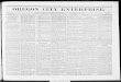 C TY Tm Yj PR - Historic Oregon Newspapers o O O.9. 0.C-(L O 'i'.iJgfl o 0 OREGON C TY Tm ivr rri thYj PR o VOL. 6. OREGON CITY, OREGON, FRIDAY, NOVEMBER 10, 1871. NO. I. o A DEAD
