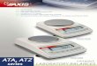 ATA, ATZ ÷ATZ520 - aparatura-de-laborator.ro tel. +48 58 320 63 01...03, fax 320 63 00 e-mail: axis@axis.pl 9001:2009 ISO ... of weighing results to Excel and easy reports edition