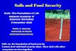 Soils: The Foundation of Life National Academy of …sites.nationalacademies.org/cs/groups/pgasite/documents/webpage/... · Soils and Food Security . Soils: The Foundation of Life