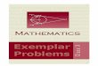 MATHEMATICS EXEMPLAR PROBLEMS nc… · Research and Training, 2009 ... Teaching of Mathematics and Examination Reform envisage ... also expected to help the teachers to perceive the