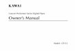 Concert Performer Series Digital Piano Owner’s Manual1/CP115(printable).pdf · The Concert Performer offers tremendous opportunities for anyone who is interested in learning, playing,