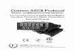 Custom ASCII Protocol - Laurel’s · 1 Custom ASCII Protocol SERIAL COMMUNICATIONS MANUAL For Laureate Series 2 Digital Panel Meters, Counters, Timers & L-Series Transmitters Now