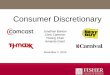 Consumer Discretionary - Fisher College of Business ??Economic Analysis ... Currently, Consumer Discretionary is 10.42% of the ... â€“i.e Carnival Corporation and Royal Caribbean