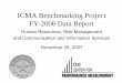 ICMA Benchmarking Project FY 2006 Data Report Benchmarking Project FY 2006 Data Report Human Resources, Risk Management and Communication and Information Services November 26, 2007