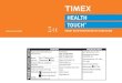HEALTH TOUCH - Timex.com assetsassets.timex.com/user_guides/W265_M298/W265_M298_NA_SP.pdf · W265 NA 298-095000 Part Numbers: W265_NA 298-095000 W265_EU 298-To Come Regions: U.S