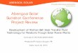 Abengoa Solar Sunshot Conference Project Revie Solar Sunshot Conference Project ... Molten Salt Collector Design ... was delivered at the SunShot Concentrating Solar Power \(CSP\)