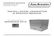 FOR JACKSON MODEL(S): AVENGER HT-E - WebstaurantStore · avenger series undercounter dishmachines installation, operation & service manual for jackson model(s): avenger ht-e