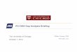 PCI DSS Gap Analysis Briefing - University of Chicago · PCI DSS Gap Analysis Briefing ... UofC’s PCI Gap Analysis . ... Reporting - Debriefing session at conclusion of onsite