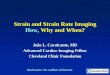 Strain and Strain Rate Imaging How, Why and When? and Strain Rate Imaging How, Why and When? João L. Cavalcante, MD Advanced Cardiac Imaging Fellow Cleveland Clinic Foundation Disclosures: