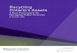 Recycling Ontario’s Assets - The Mowat Centre · recyclinG ontario’s assets | mowat centre ... This paper is intended to help governments develop a framework for managing and
