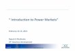 “ Introduction to Power Markets” - Home | ESMAP • Introduction to Power Markets • Indian Power market • Indian Energy Exchanges – Products – DAM (Trading Details, Congestion