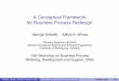 A Conceptual Framework for Business Process Redesignlams.epfl.ch/conference/bpmds09/program/BPMDS2009_Koliadis.pdf · A Conceptual Framework for Business Process Redesign ... I R