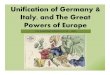 Unification of Germany & Italy, and The Great Powers of …khanlearning.weebly.com/uploads/1/3/8/8/13884014/12... ·  · 2015-02-28Unification of Germany & Italy, ... Significance: