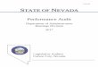 Performance Audit - Nevada Legislature · receivable and revenue tracking, and employee ... Recommendation Status ... accounts receivable and revenue tracking, 