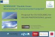 Proposal for EU ECOLABEL for SOLAR PHOTOVOLTAIC …€¦ ·  · 2016-06-13PV Market Growth and Challenges: Why an Ecolabel Initiative 2. ... Towards 100 GW/year in 2020 & 200 GW/year