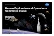 Human Exploration and Operations Committee Status - NASA · Human Exploration and Operations Committee Status ... stage pyro bolt system; 10; ... Human Exploration and Operations