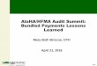 AlaHA/HFMA Audit Summit: Bundled Payments Lessons Learned€¦ · AlaHA/HFMA Audit Summit: Bundled Payments Lessons Learned Mary Beth Briscoe, ... Multi-disciplinary clinic that includes