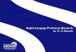 English Language Proﬁciency Standards for K-12 Schools€™s Vision for K-12 Education The Michigan Curriculum Framework Introduction and English Language Arts Vision Statement