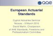 European Actuarial Standards - MENU – HOME (EN) promote high quality actuarial practice. 13 Objectives of standards ISAPs are established to promote high quality actuarial practice