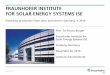 FRAUNHOFER INSTITUTE FOR SOLAR ENERGY … production from solar and wind in Germany in 2014 FRAUNHOFER INSTITUTE FOR SOLAR ENERGY SYSTEMS ... Fraunhofer Institute for Solar Energy