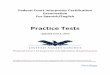 Federal Court Interpreter Certification Examination For …€¦ ·  · 2017-06-03Federal Court Interpreter Certification Examination For Spanish/English ... In order to determine