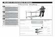 Chrome Trolley Assembly - Speedy Shelving€¦ · COMPONENT CHECK LIST Component Quantity Code Chrome Wire Shelf CT1 x2 CT3 x3 CT6 x4 CL94 Trolley Handle 2 CTH86 Plastic Shelf Retaining