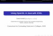Using OpenGL in Java with JOGL - UNC Charlotte Tutorial Summary and Discussion Using OpenGL in Java with JOGL David Wolff ... Some drawing problems when mixing with lightweight