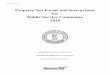 Property Tax Forms and Instructions for Public Service ... Property Tax Forms and... · Property Tax Forms and Instructions for Public Service Companies 2018 ... (Transmission Oil,