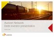 Aurizon Network Debt investor presentation/media/aurizon/files/investors/debt...This presentation may not be given by the recipient to any third party, nor may it be used by any such