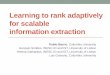 Learning to Rank Adaptively for Scalable Information ...pjbarrio/files/slides/EDBT15-LTR.pdf · Learning to rank adaptively for scalable information extraction ... Problematic over
