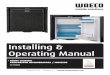 Installing & Operating Manual - Four Wh · WAECO USA • Page 3 Thank you for purchasing a WAECO CR series refrigerator. With proper installation, maintenance, and care your …
