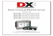 Dual Vertical Phased Array - static.dxengineering.com · Dual Vertical Phased Array ... The DX Engineering Dual Vertical Phased Arrays are advanced vertical antenna phasing systems