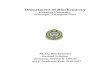 Department of Biochemistry - M.Sc. Biochemistry final...Department of Biochemistry Kakatiya University, ... 1 101 Cell Biology 4 4 80 20 ... Molecular Biology of the Cell. (3rd Edition)