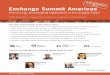 Exchange Summit Americas - brainGuide Topics of the Exchange Summit Americas 2017 ... Road Mapping, Market Analysis and ... strategy and tactics to truly embrace the possibilities