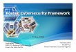 Korean Cybersecurity Framework Cybersecurity Framework ... the Security Agency under the conditions as prescribed by the Ordinance of the Korea ... reportreport toto 
