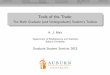 Tools of the Trade - Auburn Universitywp.auburn.edu/.../uploads/2012/08/ToolsOfTheTrade.pdf ·  · 2013-02-13Introduction Databases Software Communicating TEX/LATEXToolsReferences