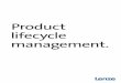 Product lifecycle management. - Lenze · Five steps to a new product. 0 Product is available The products are produced in series and are available off-the-shelf with the same, familiar