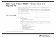 Set Up Your MXI -Express x1 System - National … Instruments Corporation 3 Set Up Your MXI-Express x1 System Table 1. MXI-Express x1 Connectivity Support From a Host PC Using a Copper