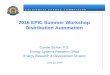 2016 EPIC Summer Workshop Distribution   EPIC Summer Workshop Distribution Automation ... Distribution Automation Projects ... EPIC DA Workshop final CEC all 2016-06-15
