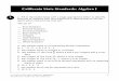 California State Standards: Algebra Ivcmth00m/8th.pdfCalifornia State Standards: Algebra I 5. a. Justify each step below for the solution for x from the equation Ñ ( x + 3 ) ... California