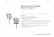 Technical Information Temperature Switch Thermophant … · Technical Information Temperature Switch Thermophant T TTR31, TTR35 ... Pos.-No. Output setting Order code (see chap. ordering