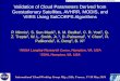 Validation of Cloud Parameters Derived from … Cloud Working Group Mtg., Lille, France, 17-20 May 2016 Validation of Cloud Parameters Derived from Geostationary Satellites, AVHRR,