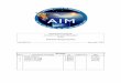 aim Data Management Plan - Nasa · 1/04/2005 · (AIM) AIM Data Management Plan AIM-DMP-03-1 Date: April 1, ... • Guidelines and specific technical information to the SDS implementation