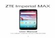 User Manual - Compare Cellularimages.comparecellular.com/phones/2498/ZTE_Imperial_MAX_Z963U_… · User Manual U.S. Cellular ... ZTE Corporation expressly disclaims any liability