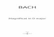 Magnificat in D Major - cpdl.org · J. S. Bach BWV 243 Magnificat in D Major 1. Magnificat anima mea ... Omnes generationes 