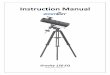 Instruction Manual - nimax-img.de Manual... · Instruction Manual Gravity 150 EQ English version 8.2014 Rev A . 2 The Zoomion® Gravity 150 EQ Congratulations on the purchase of the