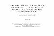 CHEROKEE COUNTY SCHOOL DISTRICT SOCIAL STUDIES PROGRAMGrade... · CHEROKEE COUNTY SCHOOL DISTRICT SOCIAL STUDIES PROGRAM ... Chapter 7 South Carolina Between the Wars ... Day 3- Activity