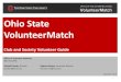Ohio State VolunteerMatch and... · Ohio State VolunteerMatch ... • If your account has been activated but you don’t ... – The best practice would be to provide the most complete