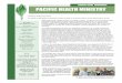 January 2016 Newsletter PACIFIC HEALTH MINISTRY · January 2016 Newsletter PACIFIC HEALTH MINISTRY ... The second portion of my first year residency was spent at Pali Momi Medical