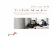 Keeping you up to date on the latest Australian and ... Australian and international tax developments . TaxTalk Monthly February 2018 . Corporate Tax Update ATO compliance approach